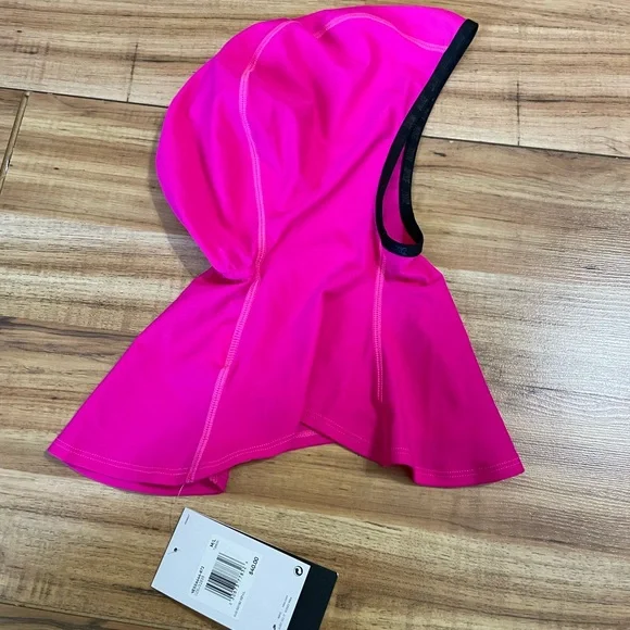 Nike Victory Women's Essential Hijab Swimsuit Hood Size M/L Pink New With Tags - Picture 2 of 4